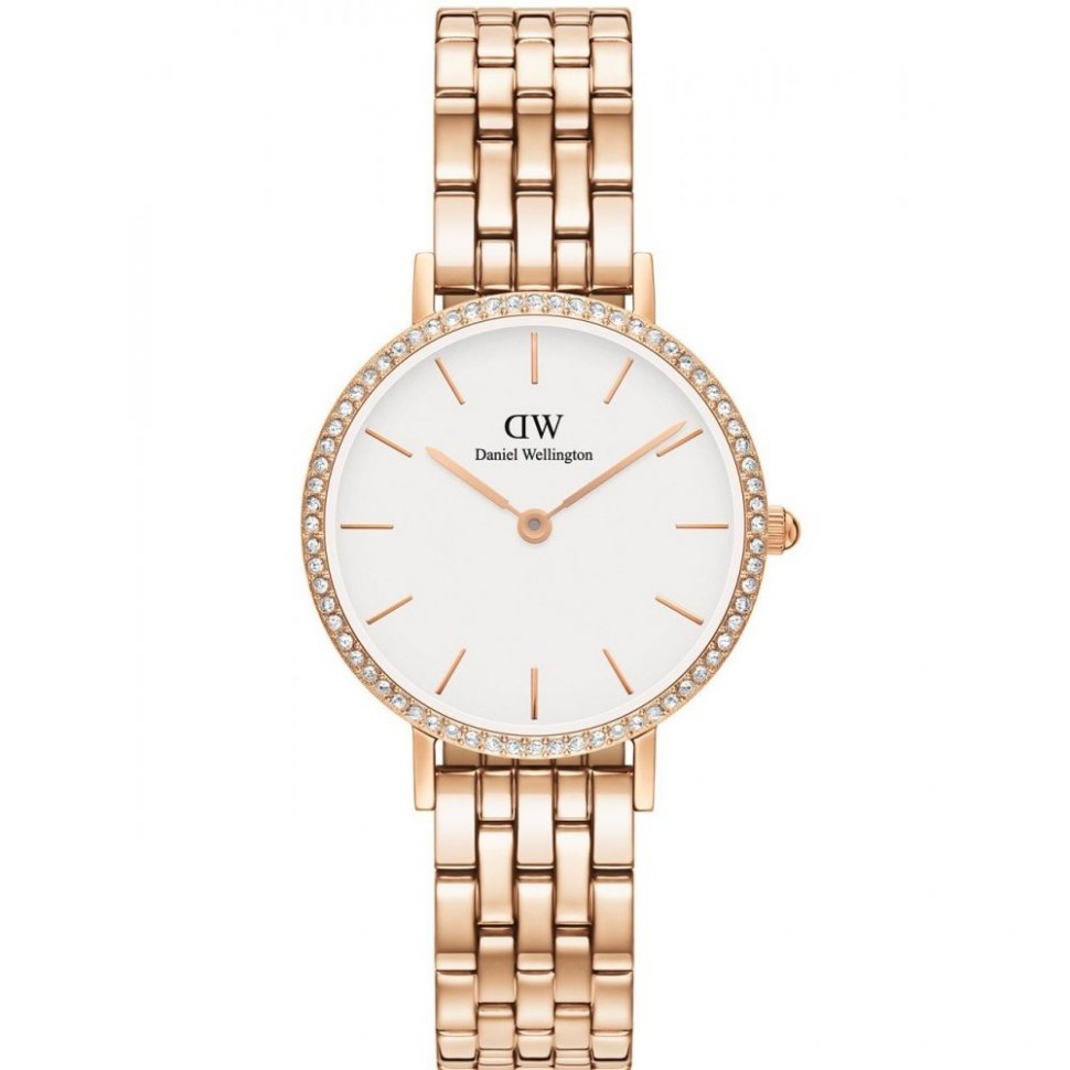 Daniel Wellington DW00100666 Petite Lumine Bezel 5-Link Melrose 28mm 3ATM 