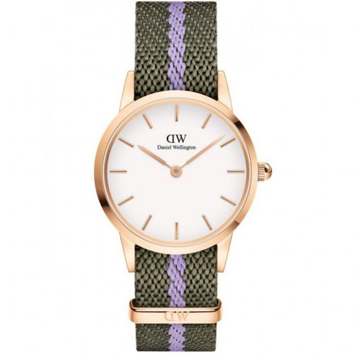 Daniel Wellington DW00100680 Iconic NATO Green/Purple 28mm 3ATM 